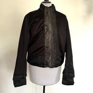 Dainese D-Dry Jacket Size 48 Black Waterproof Bomber Style Techwear Moto Italian